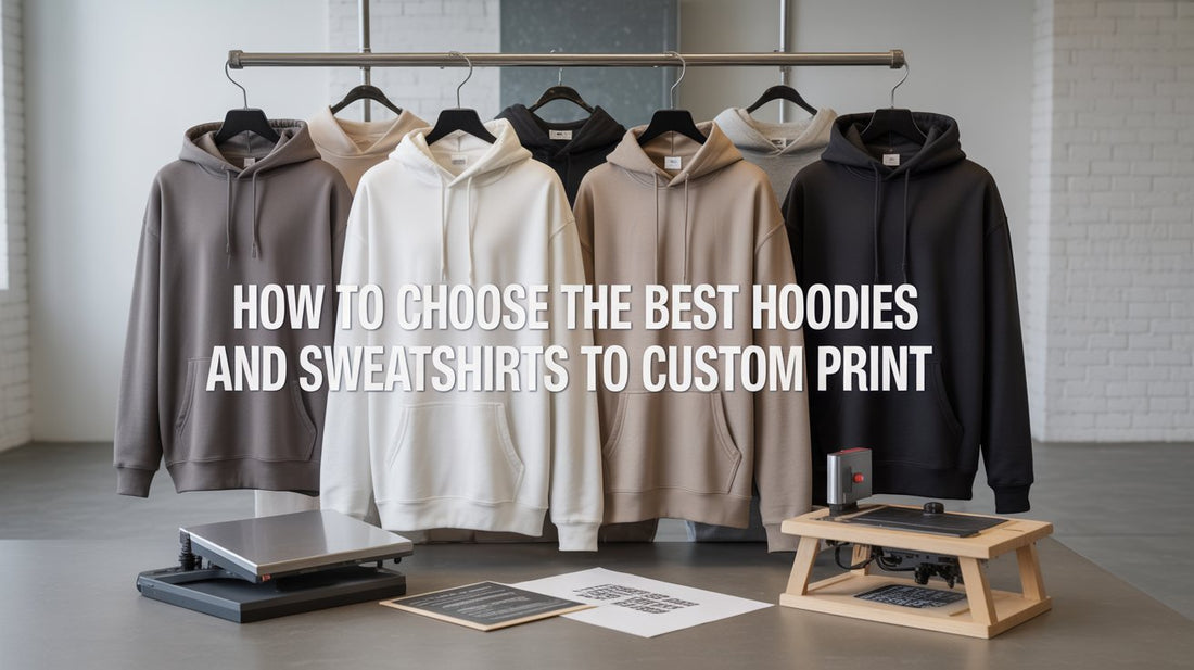 How to Choose the Best Hoodies and Sweatshirts to Custom Print