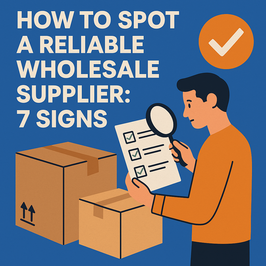 How to Spot a Reliable Wholesale Supplier: 7 Signs
