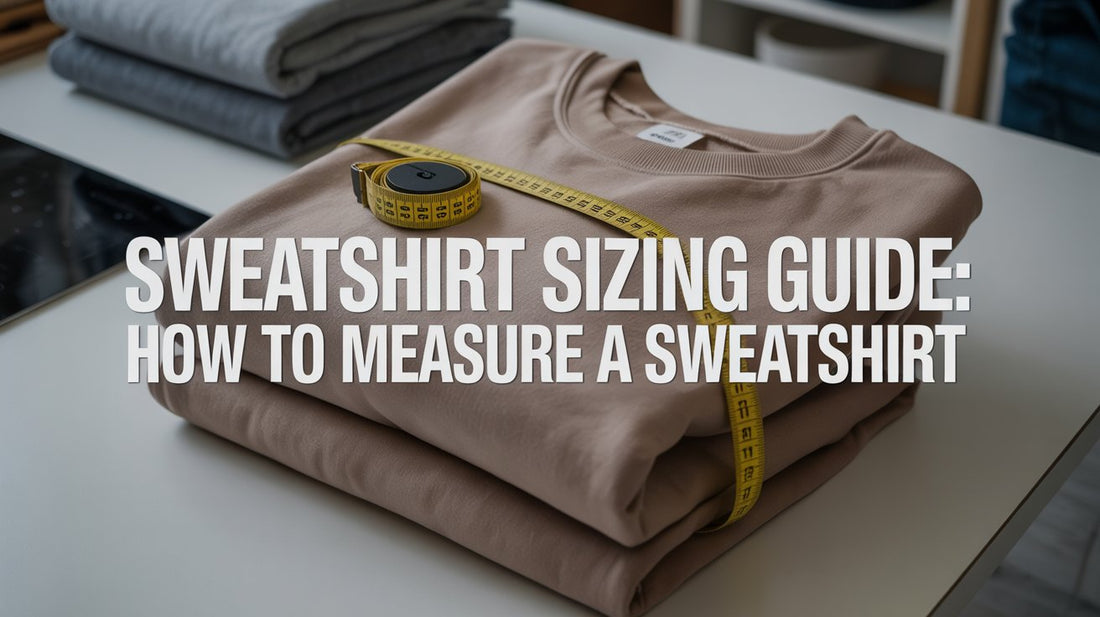 Sweatshirt Sizing Guide How to Measure a Sweatshirt