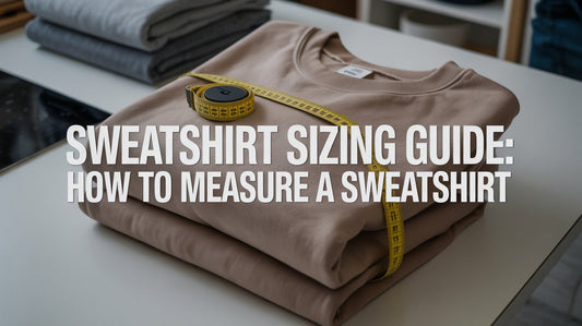 Sweatshirt Sizing Guide How to Measure a Sweatshirt
