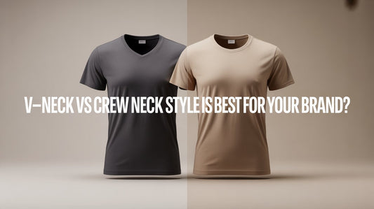 V-Neck vs Crew Neck: Which T-Shirt Style Is Best for Your Brand?