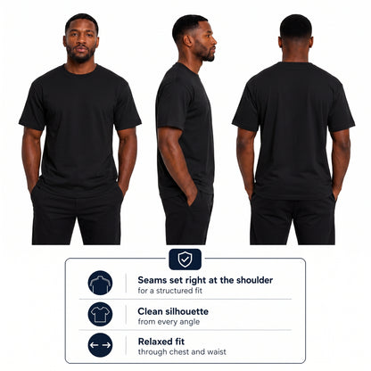 Supertees Crew Neck T-Shirt