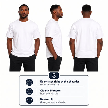 Supertees Crew Neck T-Shirt