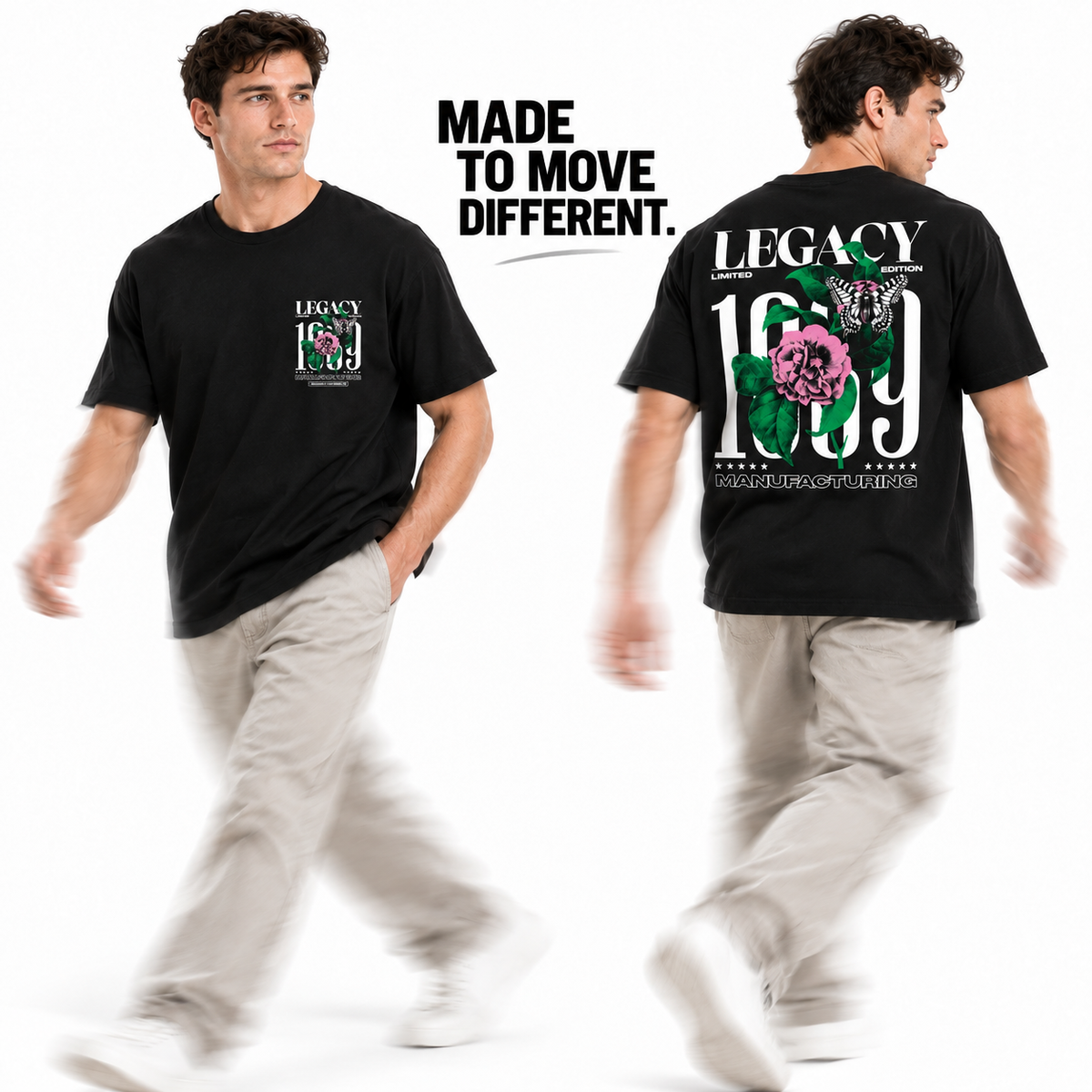 Goldsaint Relax Fit Graphic T-Shirt - Legacy