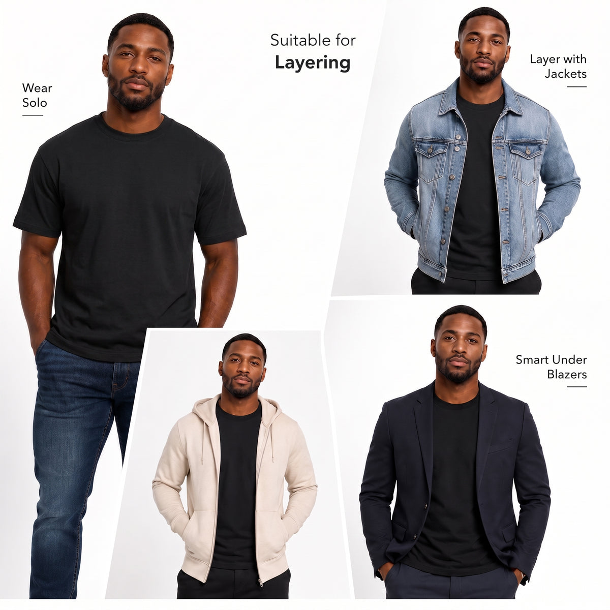 Supertees Crew Neck T-Shirt