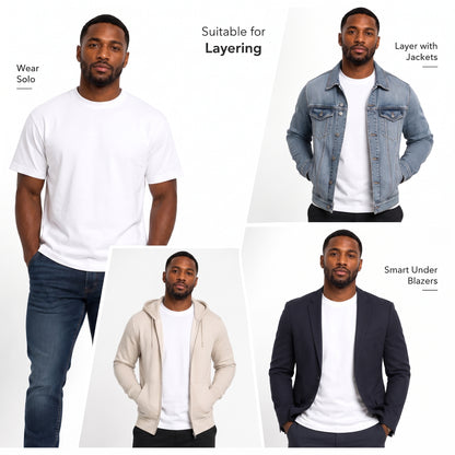 Supertees Crew Neck T-Shirt