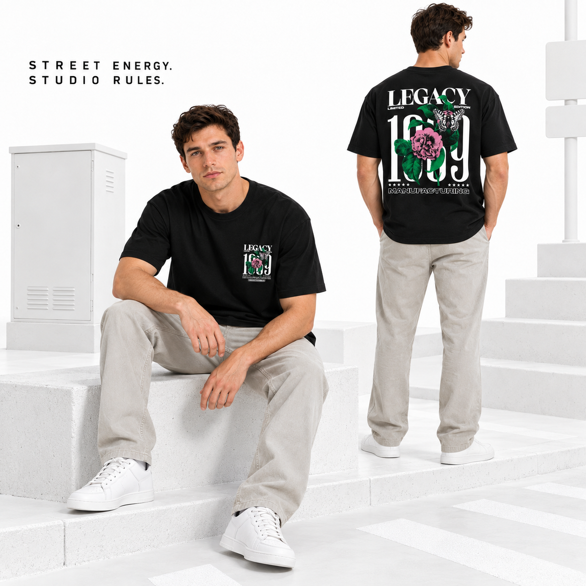 Goldsaint Relax Fit Graphic T-Shirt - Legacy
