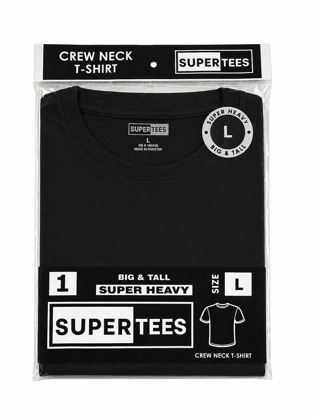 Supertees Crew Neck T-Shirt