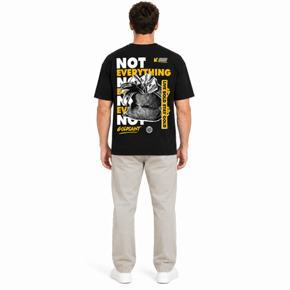 Goldsaint Relax Fit Graphic T-Shirt - Money is not Everything