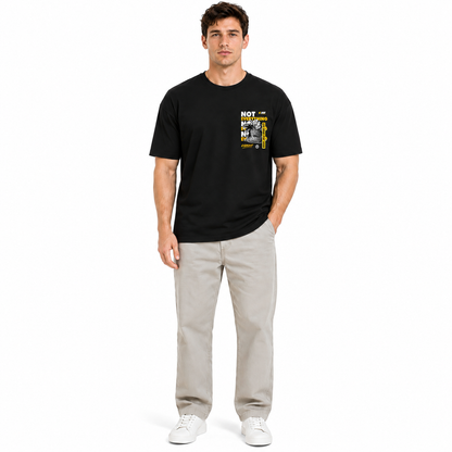 Goldsaint Relax Fit Graphic T-Shirt - Money is not Everything