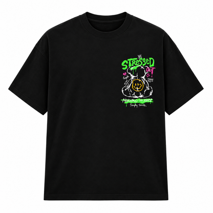 Goldsaint Relax Fit Graphic T-Shirt - Stressed Out